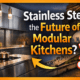 Best stainless steel modular kitchen design by Concepts Redefined in Ahmedabad.